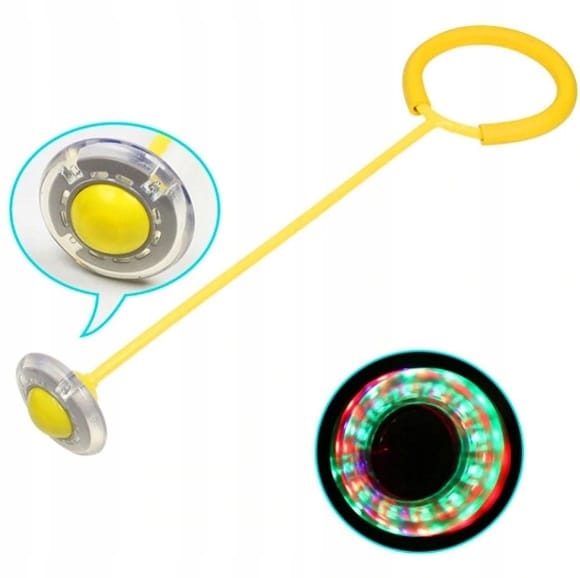 Skakanka Led Hula Hop Zabawka Na Nogę Skipper 63cm Ruch Dla Dziecka Zabawa