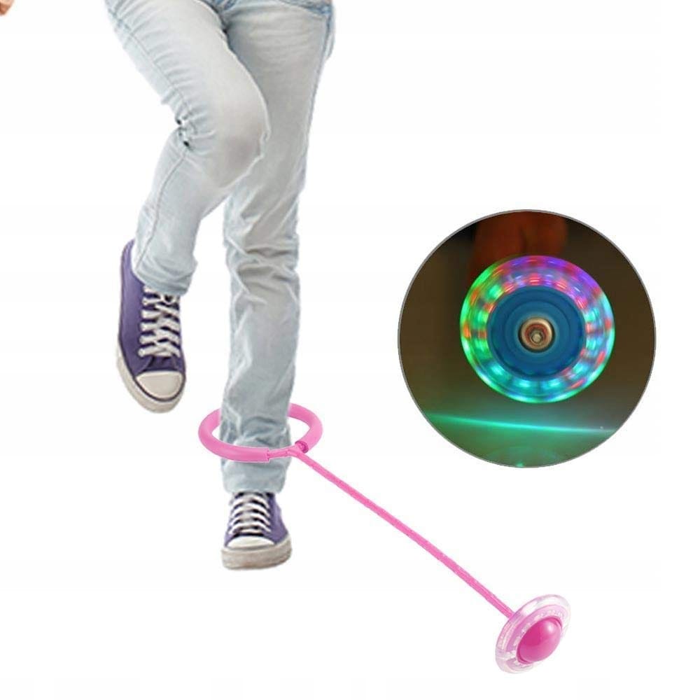 Skakanka Led Hula Hop Zabawka Na Nogę Skipper 63cm Ruch Dla Dziecka Zabawa