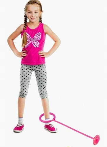 Skakanka Led Hula Hop Zabawka Na Nogę Skipper 63cm Ruch Dla Dziecka Zabawa