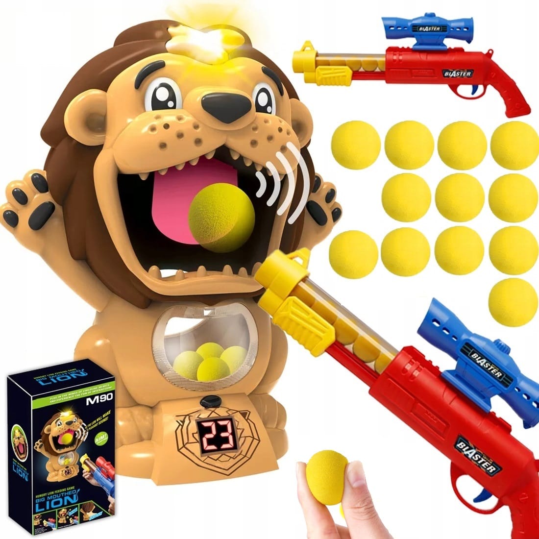 Strzelanie Do Celu Pistolet Na Kulki Gra Zręcznościowa Dźwięk Wyświetlacz