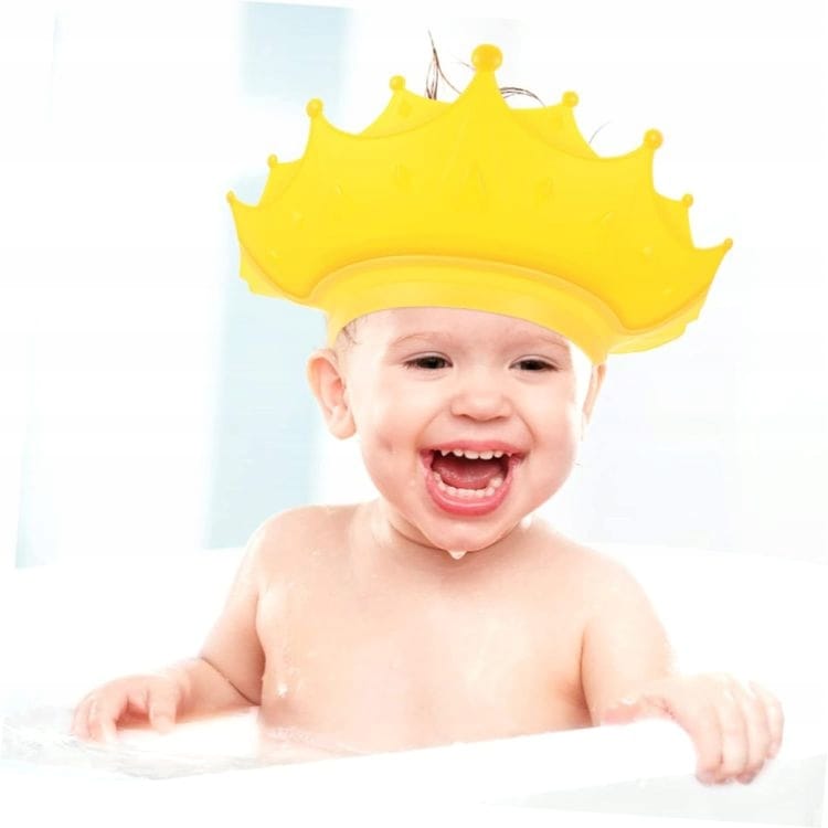 Czepek Rondo Kąpielowe Dla Dzieci Korona Na Basen Do Kąpieli Mycia Daszek