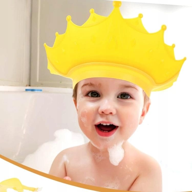 Czepek Rondo Kąpielowe Dla Dzieci Korona Na Basen Do Kąpieli Mycia Daszek