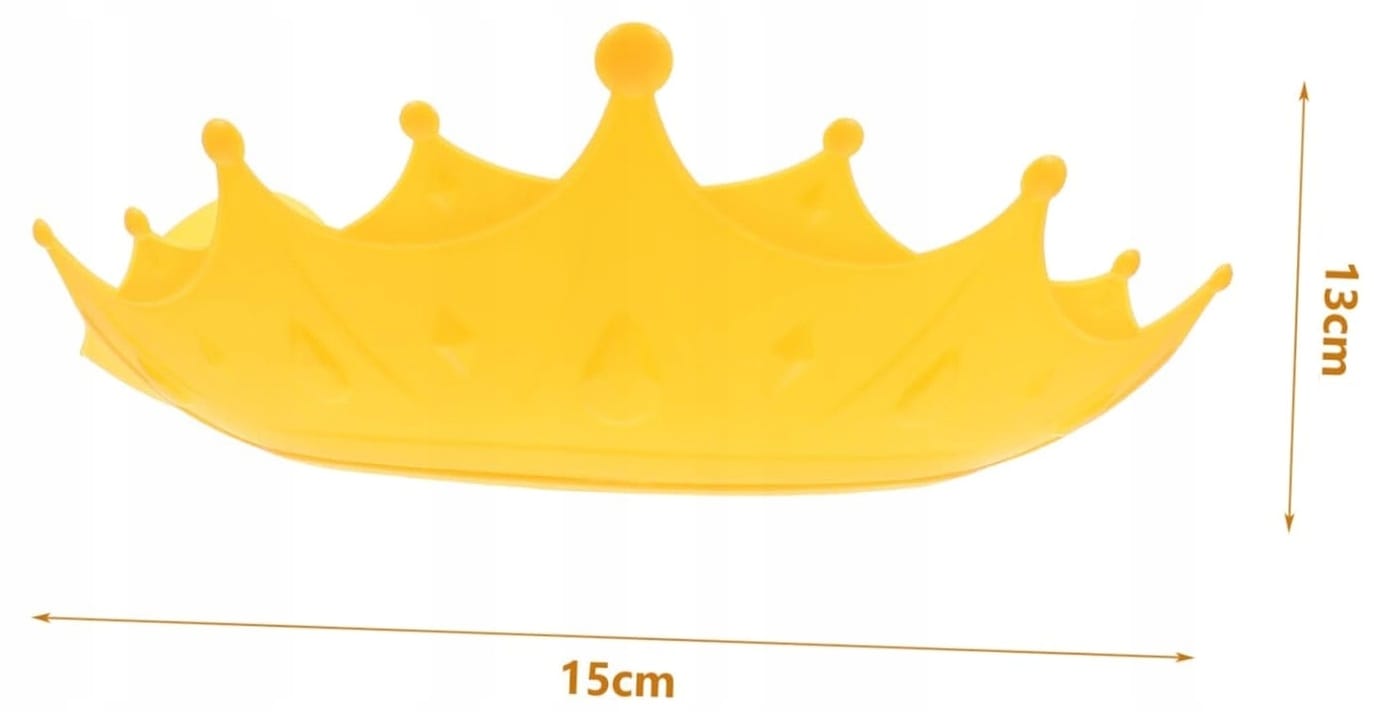 Czepek Rondo Kąpielowe Dla Dzieci Korona Na Basen Do Kąpieli Mycia Daszek