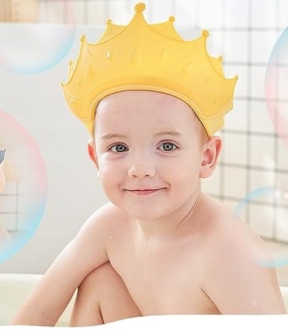 Czepek Rondo Kąpielowe Dla Dzieci Korona Na Basen Do Kąpieli Mycia Daszek