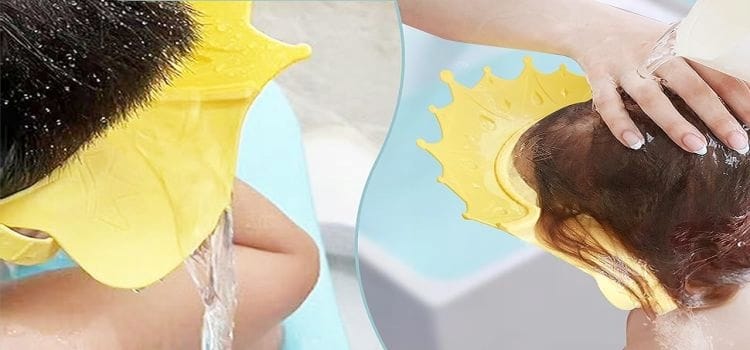 Czepek Rondo Kąpielowe Dla Dzieci Korona Na Basen Do Kąpieli Mycia Daszek