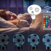 Lampka Nocna Piłkarz 3d Lampa Biurkowa Led Dla Dzieci Piłka Nożna Rgb Pilot