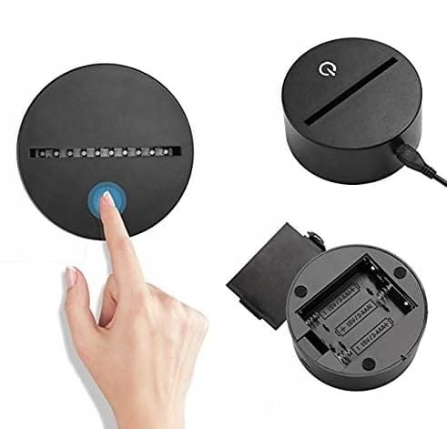 Lampka Nocna Biurkowa Piłkarz Zmieniająca Kolory Futbool Pilot Dla Piłkarza