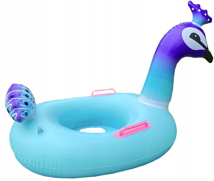 Kółko Koło Dmuchane Dziecięce Do Pływania Wody Basen Dzieci Paw Pontonik Ce