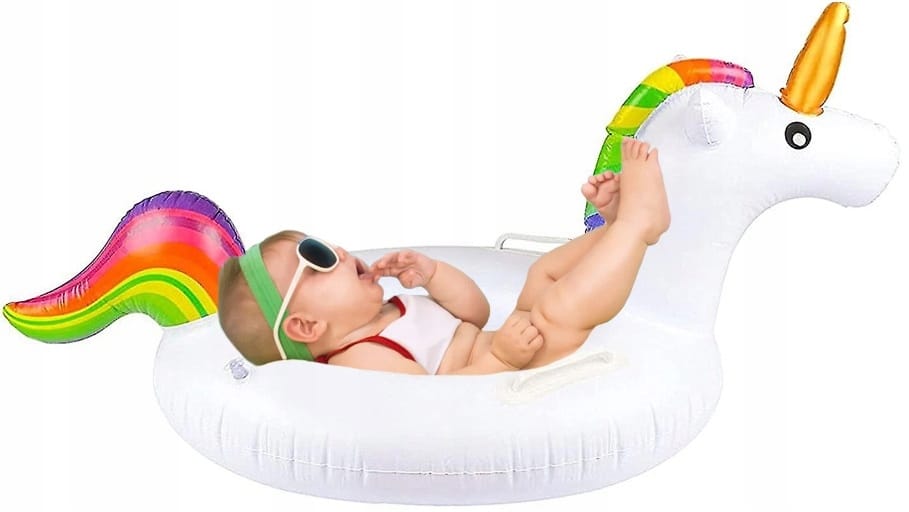 Kółko Koło Dmuchane Dziecięce Do Pływania Wody Basen Dzieci Pontonik Ce