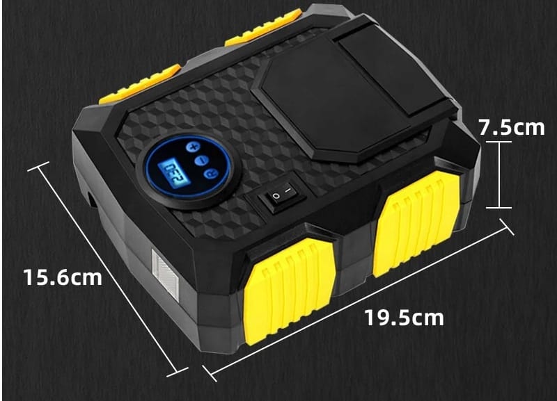 Sprężarka Kompresor Samochodowy Pompka 12v Led 10bar 120w Led Lcd Końcówki