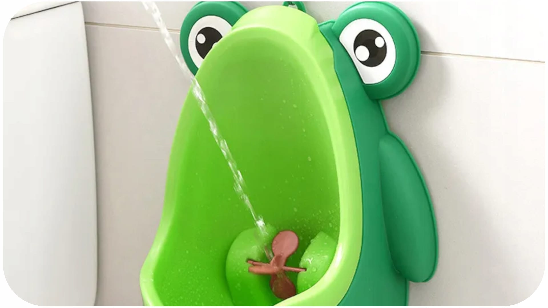 Pisuar Wc Wiszący Nocnik Dla Dziecka Malucha Żabka Do Nauki Sikania Żaba