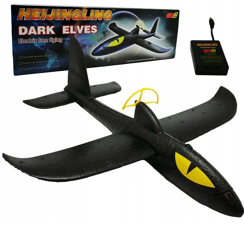 Latawiec Zabawka Dla Dzieci Smok Samolot Styropianowy Elektro Napęd Rzutka