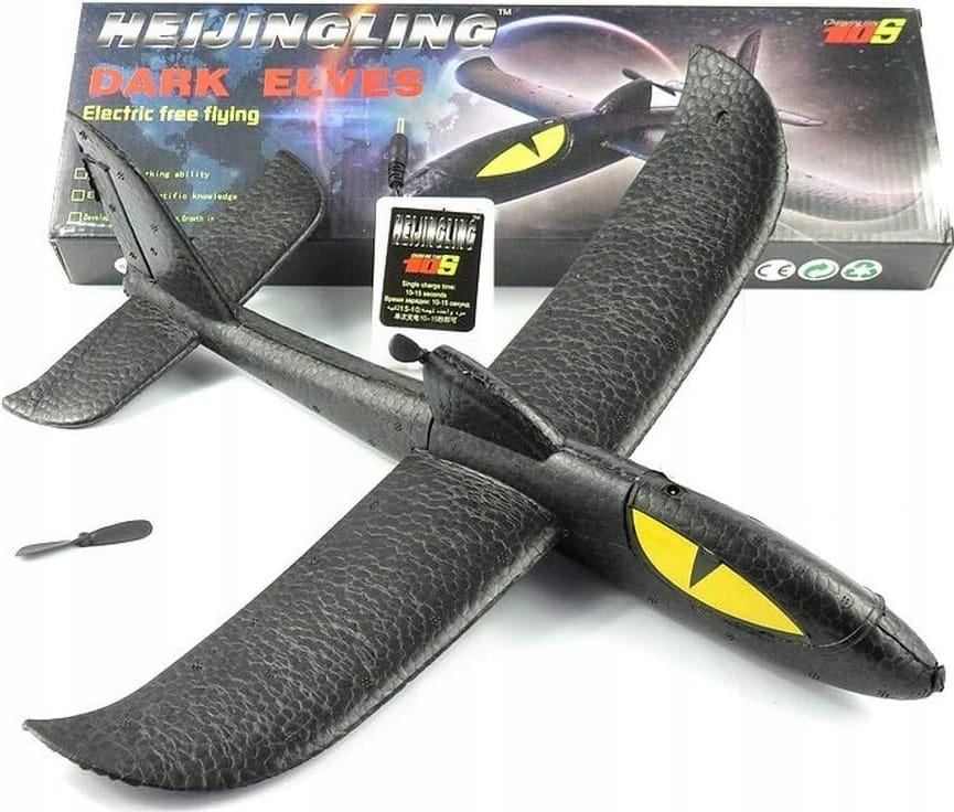 Latawiec Zabawka Dla Dzieci Smok Samolot Styropianowy Elektro Napęd Rzutka