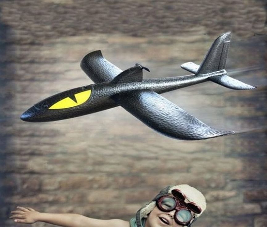 Latawiec Zabawka Dla Dzieci Smok Samolot Styropianowy Elektro Napęd Rzutka