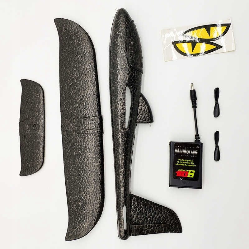 Latawiec Zabawka Dla Dzieci Smok Samolot Styropianowy Elektro Napęd Rzutka