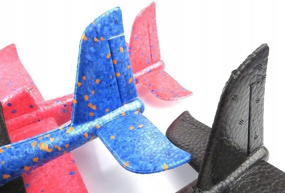 Latawiec Zabawka Dla Dzieci Smok Samolot Styropianowy Elektro Napęd Rzutka