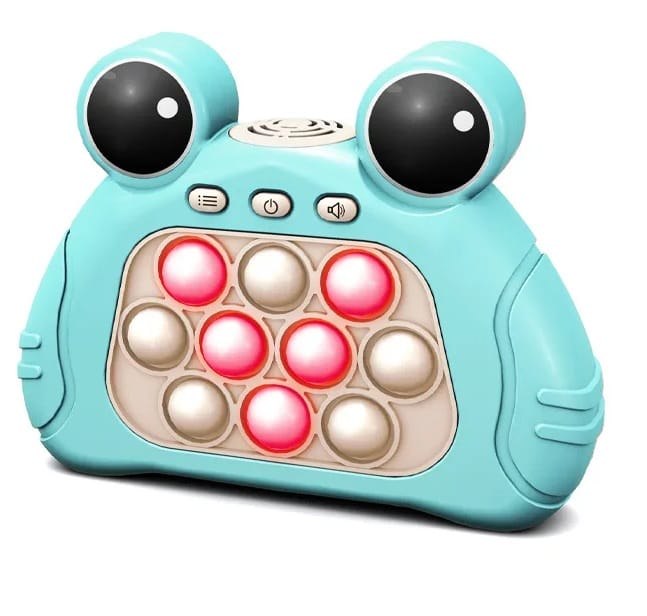 Gra Zręcznościowa Pop It Żaba Popit Push Antystresowa Sensoryczna Przenośna