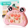 Gra Zręcznościowa Pop It Żaba Popit Push Antystresowa Sensoryczna Przenośna