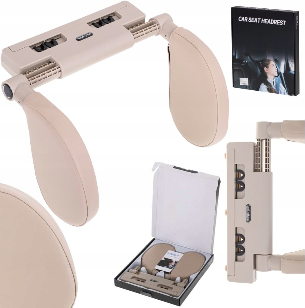 Zagłówek Do Samochodu Montaż Poduszka Oparcie Głowy Podróżna Karku Szyi