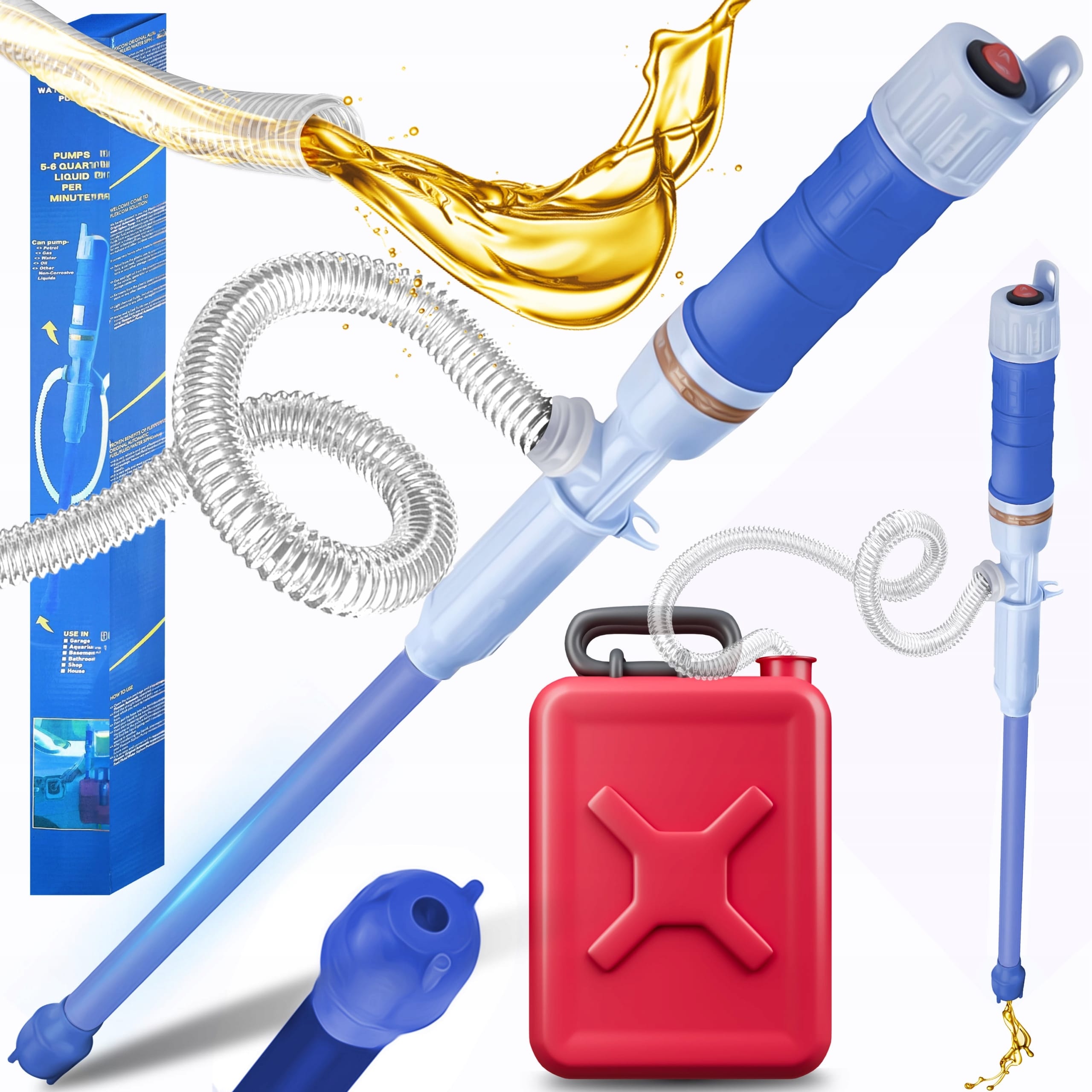 Pompka Do Płynów Paliwa Olejów Baterie Elektryczna Pompa Do Spuszczania