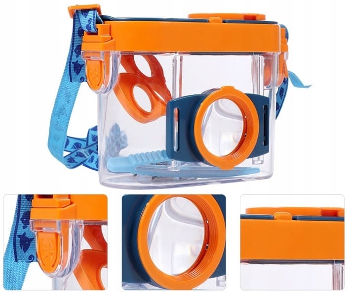 Lupa Szkło Powiększające Pojemnik Na Owady Insekty Zestaw Edukacyjny