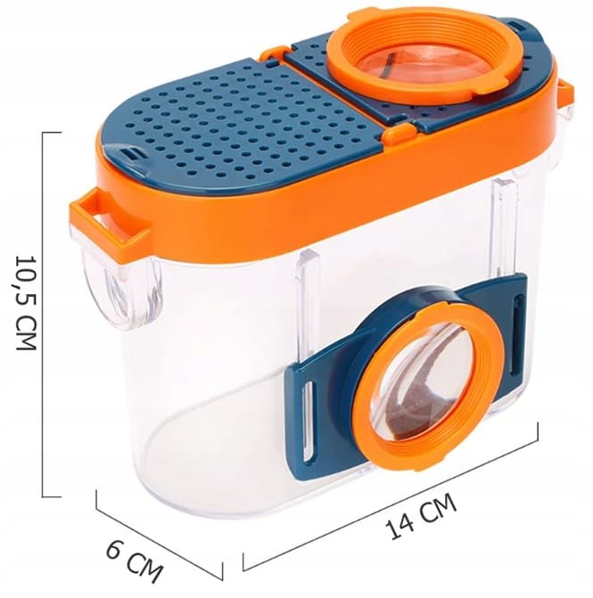 Lupa Szkło Powiększające Pojemnik Na Owady Insekty Zestaw Edukacyjny