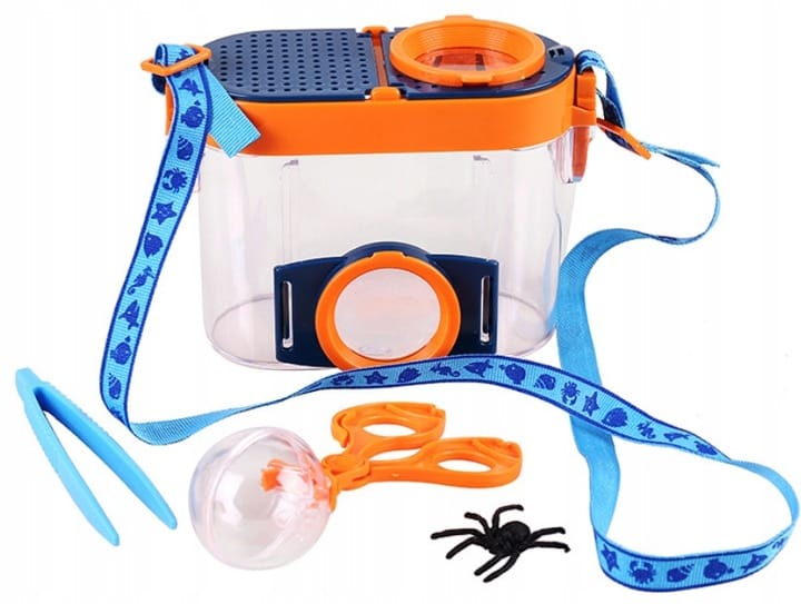 Lupa Szkło Powiększające Pojemnik Na Owady Insekty Zestaw Edukacyjny