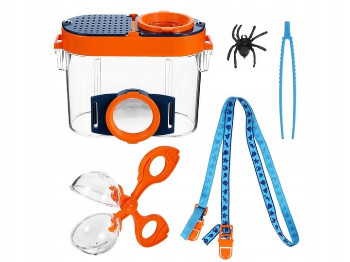 Lupa Szkło Powiększające Pojemnik Na Owady Insekty Zestaw Edukacyjny