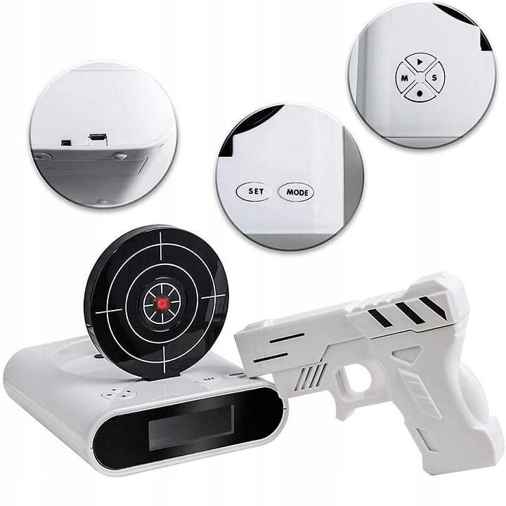 Budzik Snajpera Zegar Budzik Dla Dzieci Budzik Pistolet Zegar Elektroniczny