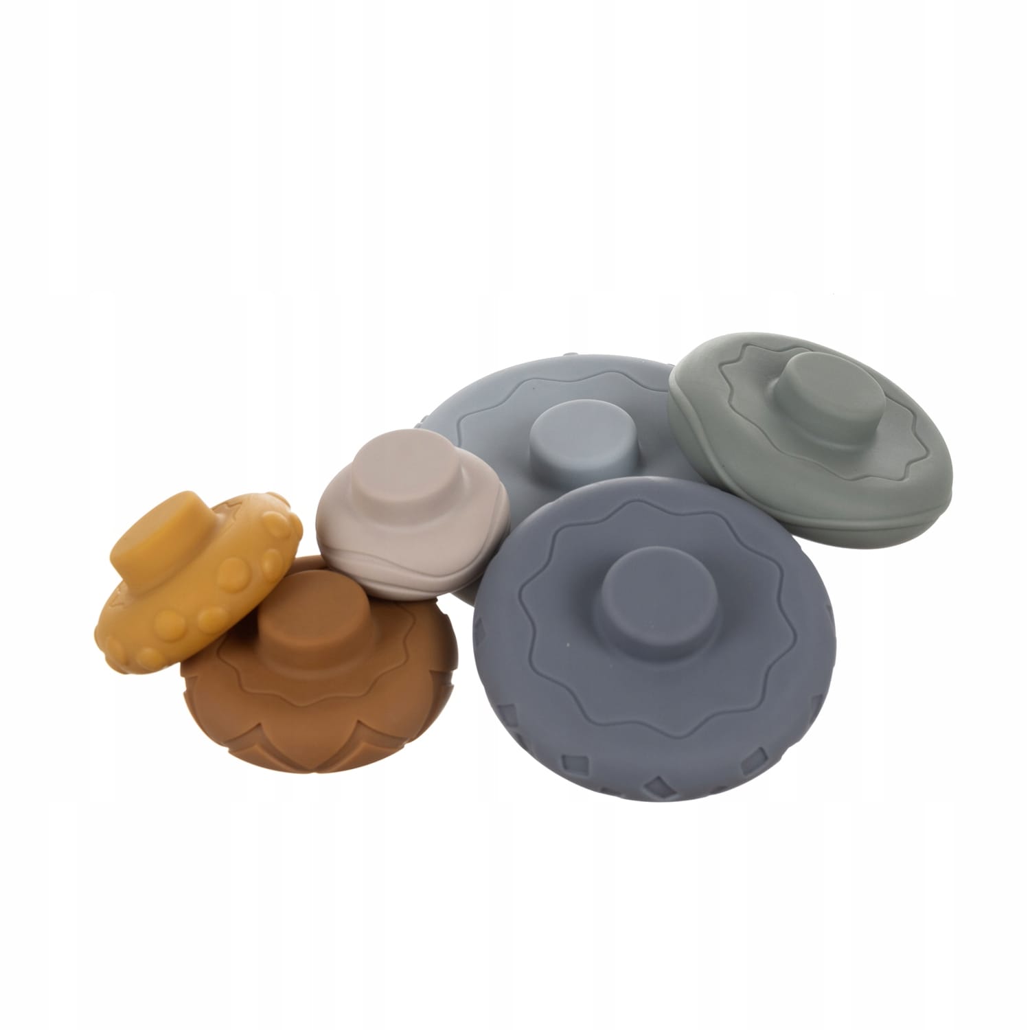 Klocki Sensoryczne Gumowe Miękie Zestaw Wieża Dla Dzieci Kreatywne Gryzak