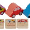 Sorter Montessori Układanka Drewniana Labirynt Liczydło Samochód Cyfry Auto