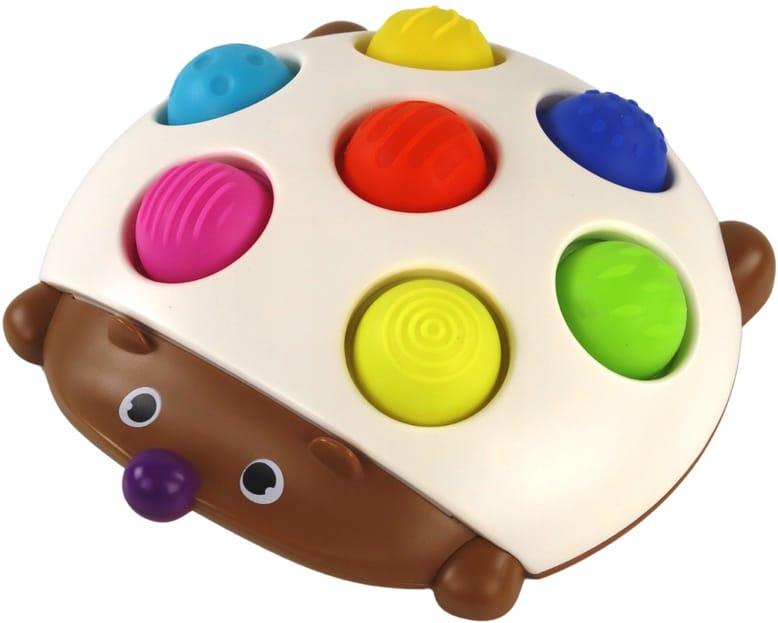 Jeżyk Zabawka Sensoryczna Montessori Jeż Kolorwy Dla Dzieci Antystresowy