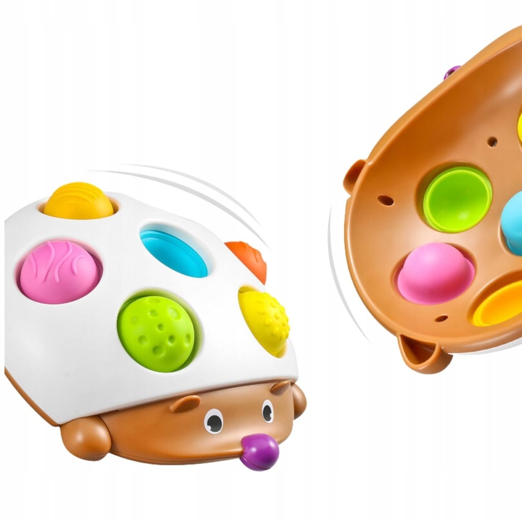 Jeżyk Zabawka Sensoryczna Montessori Jeż Kolorwy Dla Dzieci Antystresowy