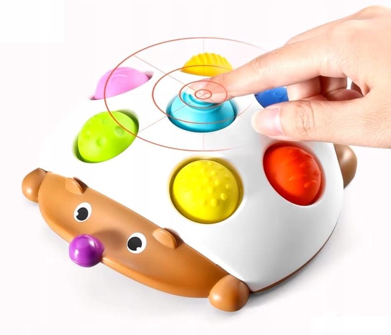 Jeżyk Zabawka Sensoryczna Montessori Jeż Kolorwy Dla Dzieci Antystresowy