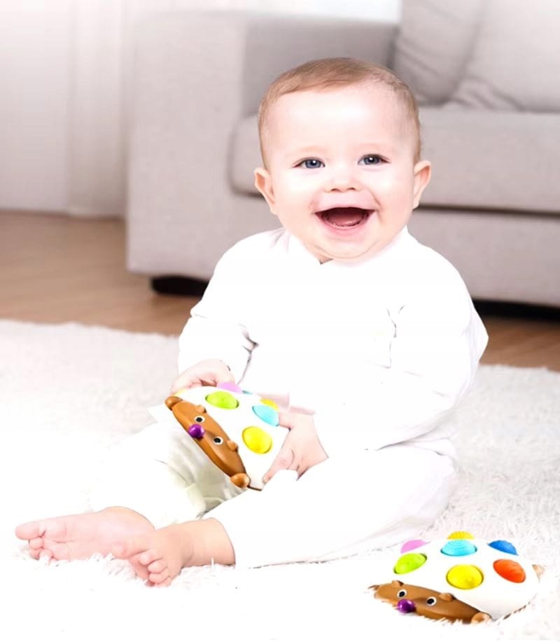 Jeżyk Zabawka Sensoryczna Montessori Jeż Kolorwy Dla Dzieci Antystresowy