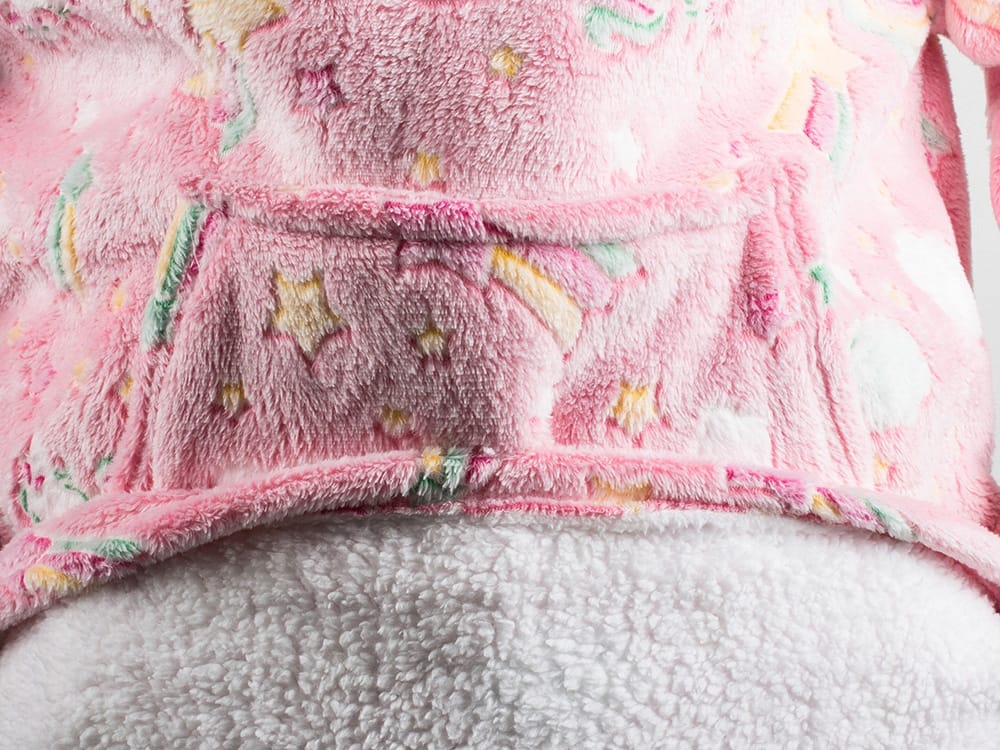 Ciepła Bluza Koc Miękka Świecąca W Ciemności Dla Dziecka Junior Z Kapturem