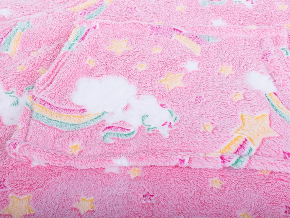 Ciepła Bluza Koc Miękka Świecąca W Ciemności Dla Dziecka Junior Z Kapturem