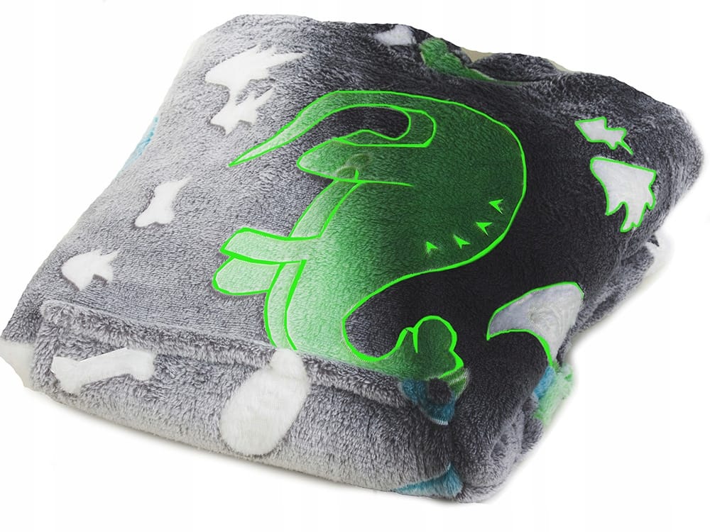 Ciepła Bluza Koc Miękka Świecąca W Ciemności Dla Dziecka Junior Z Kapturem