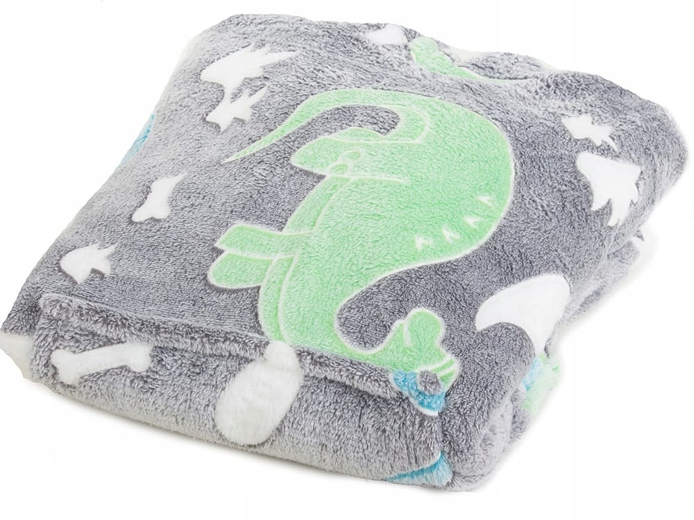 Ciepła Bluza Koc Miękka Świecąca W Ciemności Dla Dziecka Junior Z Kapturem