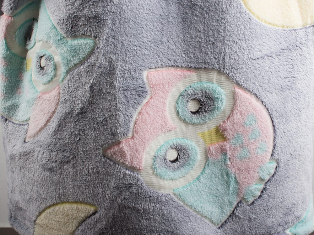 Ciepła Bluza Koc Miękka Świecąca W Ciemności Dla Dziecka Junior Z Kapturem