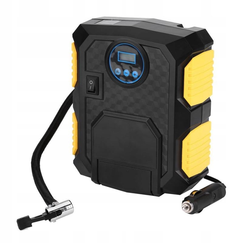 Sprężarka Kompresor Samochodowy Pompka 12v Led 10bar 120w Led Lcd Końcówki