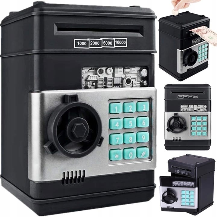 Skarbonka Sejf Bankomat Skarbonki Dla Dzieci Dziecka Duża Elektroniczna