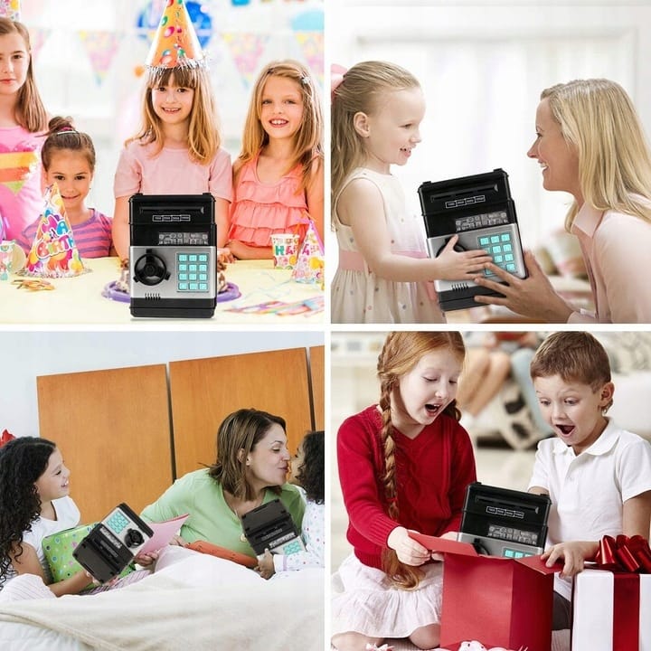 Skarbonka Sejf Bankomat Skarbonki Dla Dzieci Dziecka Duża Elektroniczna