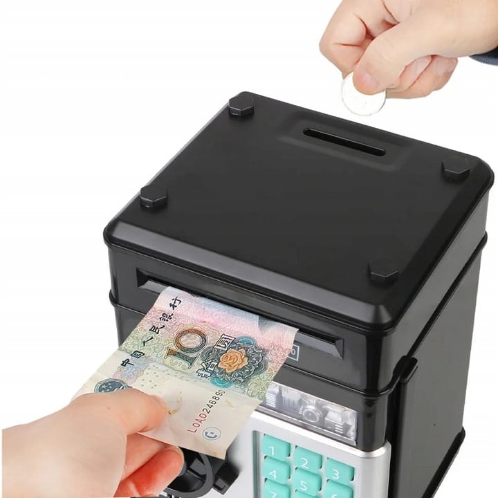 Skarbonka Sejf Bankomat Skarbonki Dla Dzieci Dziecka Duża Elektroniczna