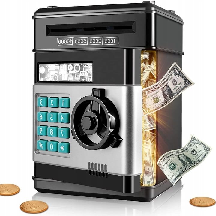 Skarbonka Sejf Bankomat Skarbonki Dla Dzieci Dziecka Duża Elektroniczna