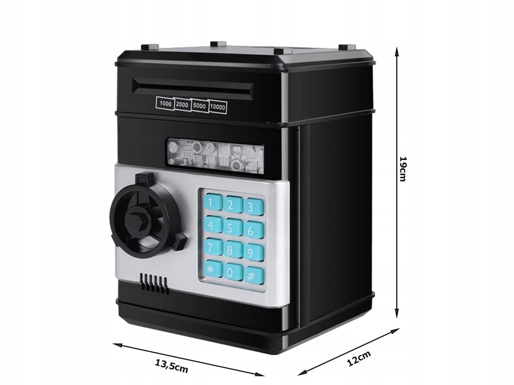 Skarbonka Sejf Bankomat Skarbonki Dla Dzieci Dziecka Duża Elektroniczna