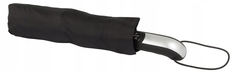 Parasol Automatyczny Składany Męski Damski Automat Xl Z Pokrowcem Czarny