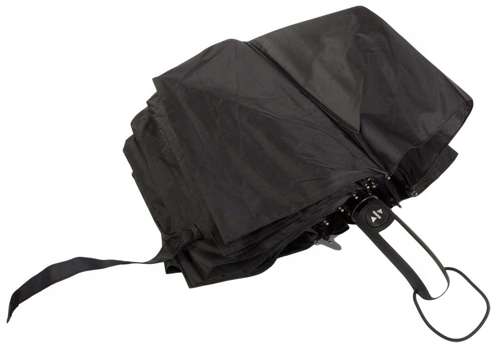 Parasol Automatyczny Składany Męski Damski Automat Xl Z Pokrowcem Czarny