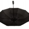 Parasol Automatyczny Składany Męski Damski Automat Xl Z Pokrowcem Czarny