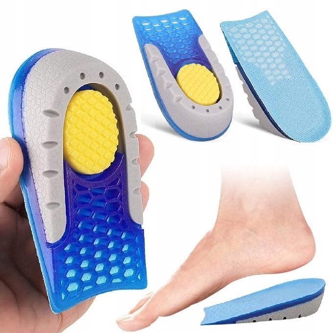 Wkładki Podpiętki Podwyższające Do Butów Żelowe Uniwersalne 1,5cm Pod Pięty